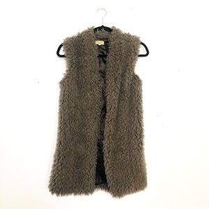 Faux Fur Shag Vest